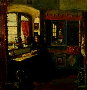 Anton Müller-Wischin Bauernstube