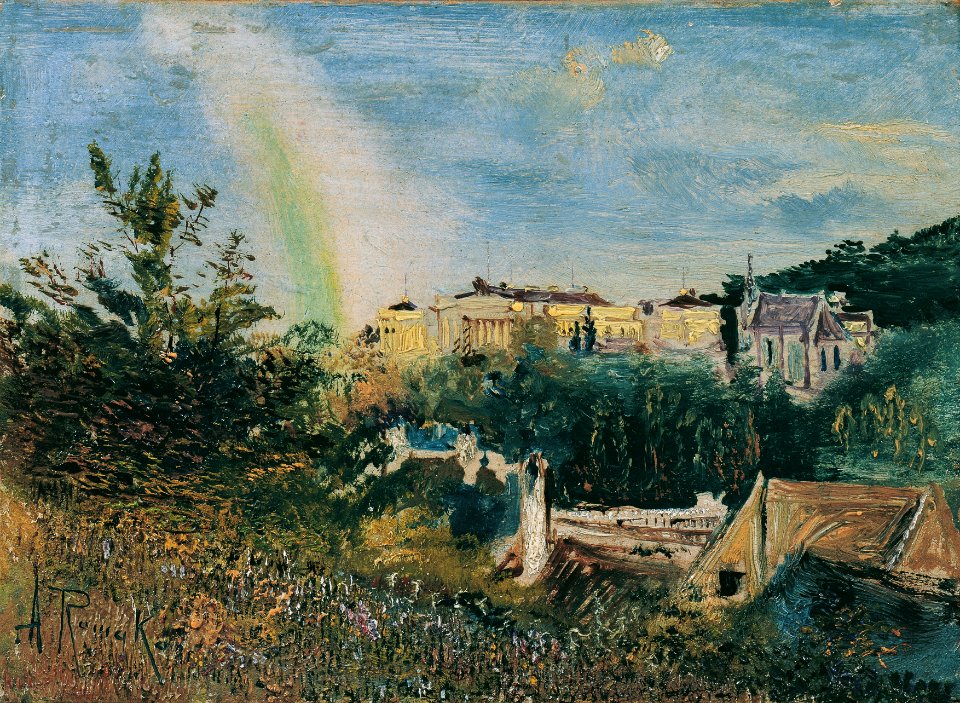Anton Romako - Die Weilburg bei Baden - 4378 - Österreichische Galerie Belvedere