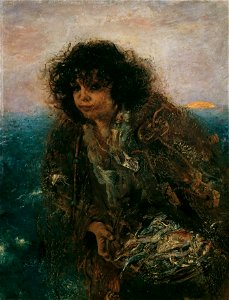 Anton Romako - Italienisches Fischerkind - 4400 - Österreichische Galerie Belvedere