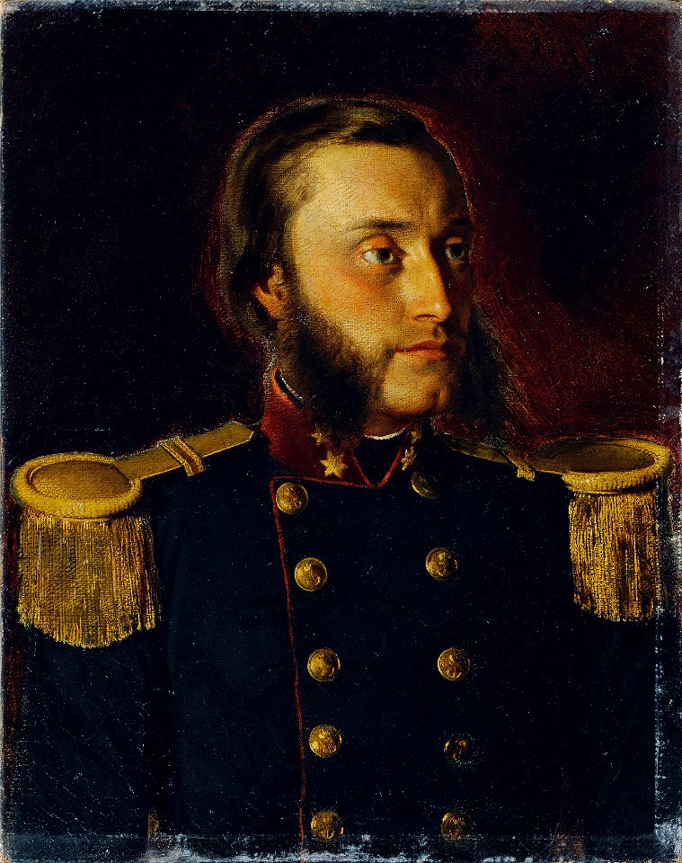 Anton Romako - Der Schiffsbau-Ingenieur Josef von Romako als Oberleutnant - 1236 - Österreichische Galerie Belvedere