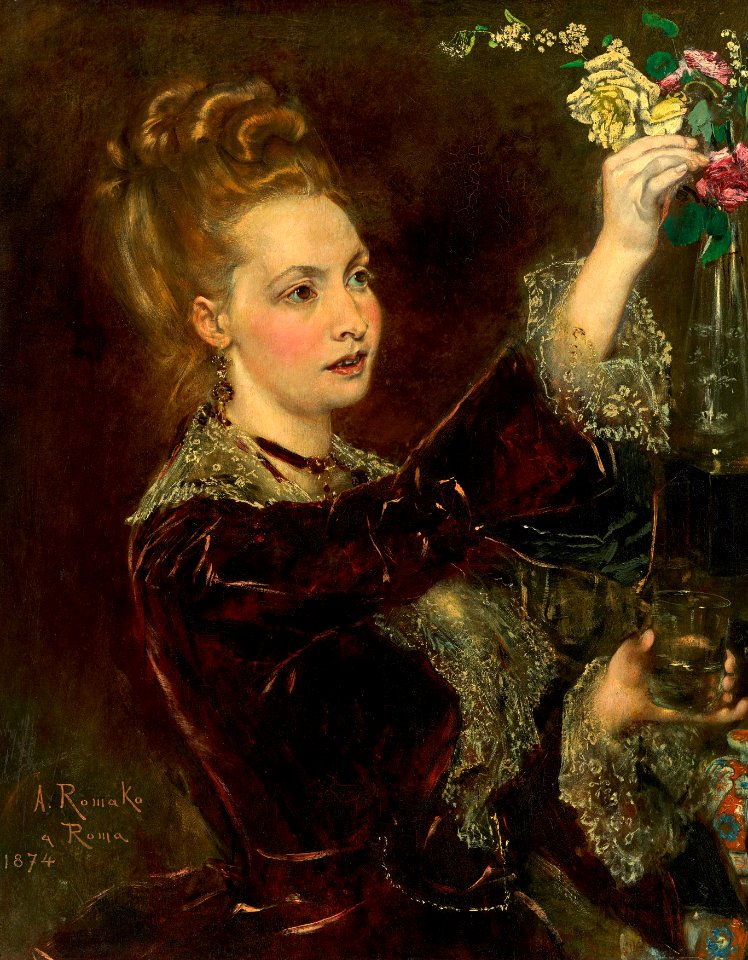 Anton Romako - Elisabeth von Nast-Kolb, geb. Hardegg - 5037 - Österreichische Galerie Belvedere
