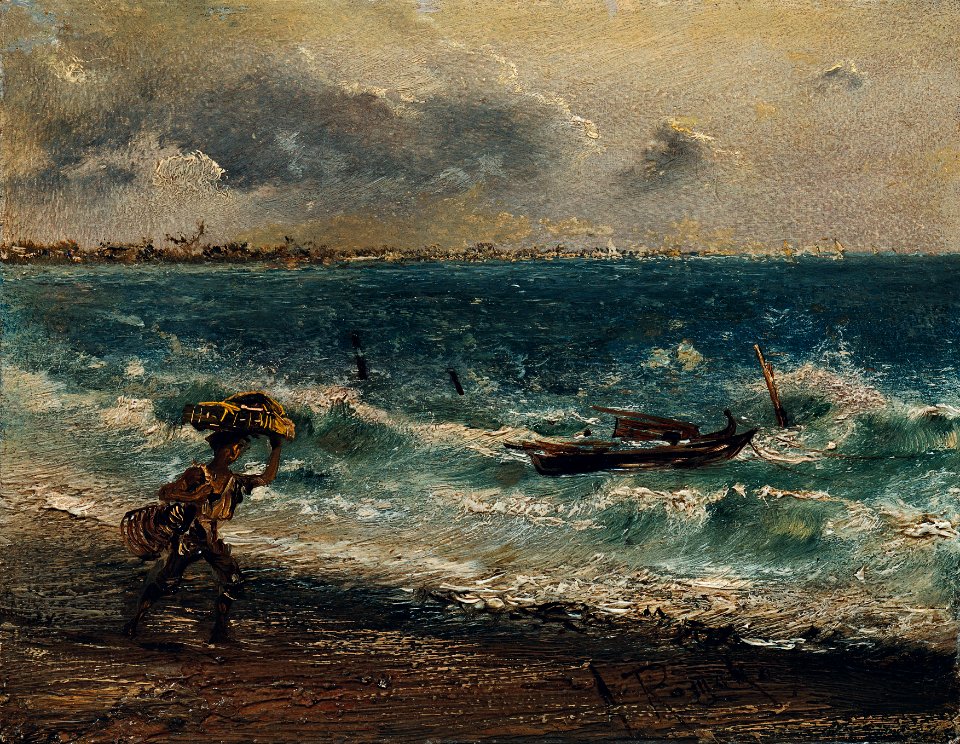 Anton Romako - Fischerknabe am Meeresstrand - 5552 - Österreichische Galerie Belvedere