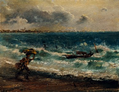 Anton Romako - Fischerknabe am Meeresstrand - 5552 - Österreichische Galerie Belvedere