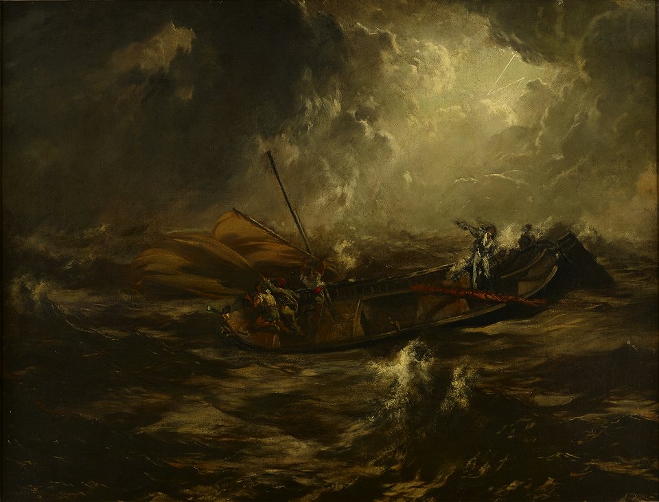 Anton Romako - Seesturm - 1444 - Österreichische Galerie Belvedere
