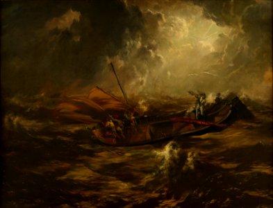 Anton Romako - Seesturm - 1444 - Österreichische Galerie Belvedere
