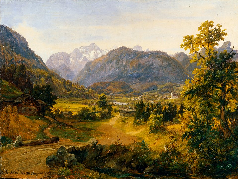 Anton Schiffer - Das Unkental in Salzburg - 4471 - Österreichische Galerie Belvedere