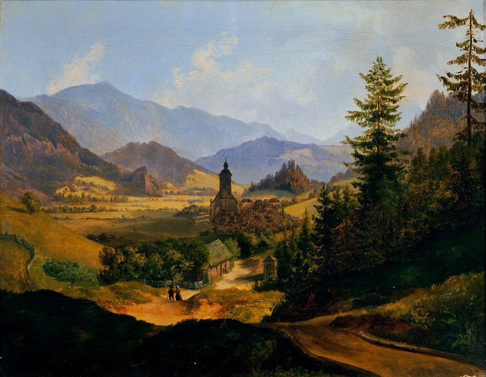 Anton Schiffer - Der Josephsberg bei Mariazell - 4543 - Österreichische Galerie Belvedere