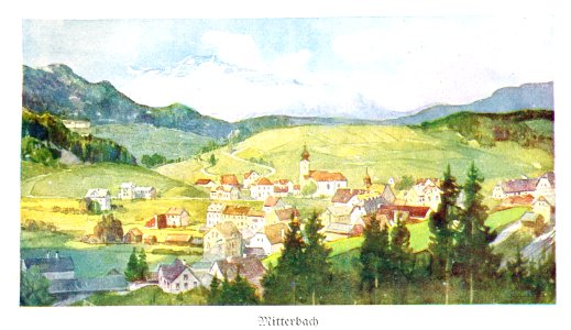Anton Reckziegel Mitterbach am Erlaufsee 1925 dgE