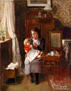 Anton Seitz Die Puppenmutter 1897