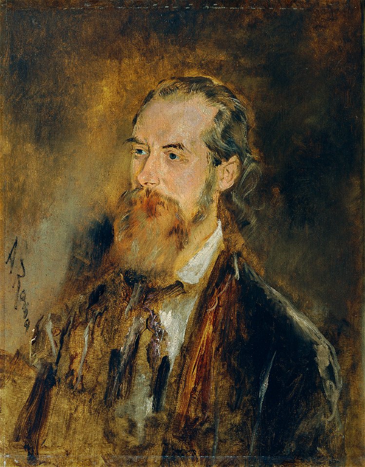 Anton Romako - Der Tiermaler Karl Reichert - 4331 - Österreichische Galerie Belvedere