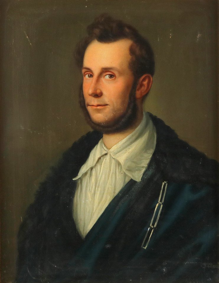 Anton Siegl Herrenporträt 1834