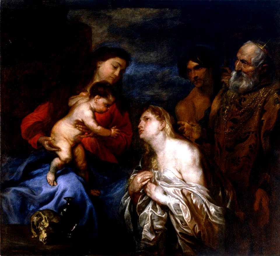 Anton van Dyck - La Virgen y el Niño con los pecadores arrepentidos - Google Art Project