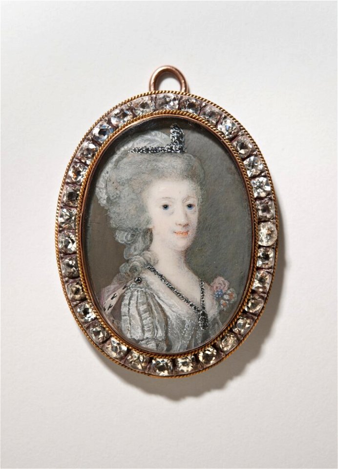 Anton Ulrik Berndes - Sofia Magdalena, Queen of Sweden - NMB 717 - Nationalmuseum
