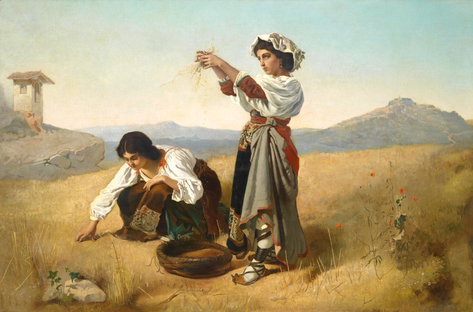 Anton Romako Nach der Ernte