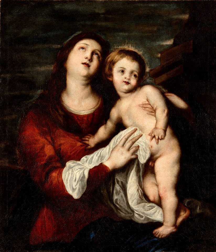 Anton van Dyck - La Virgen con el niño (Museo Cerralbo)