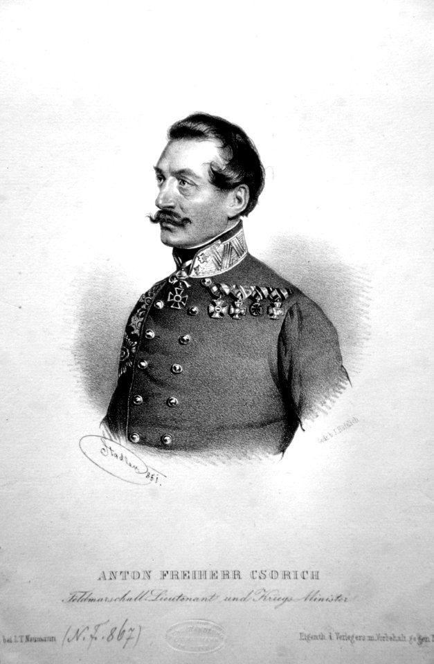 Anton von Csorich Litho