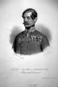 Anton von Herzinger Litho
