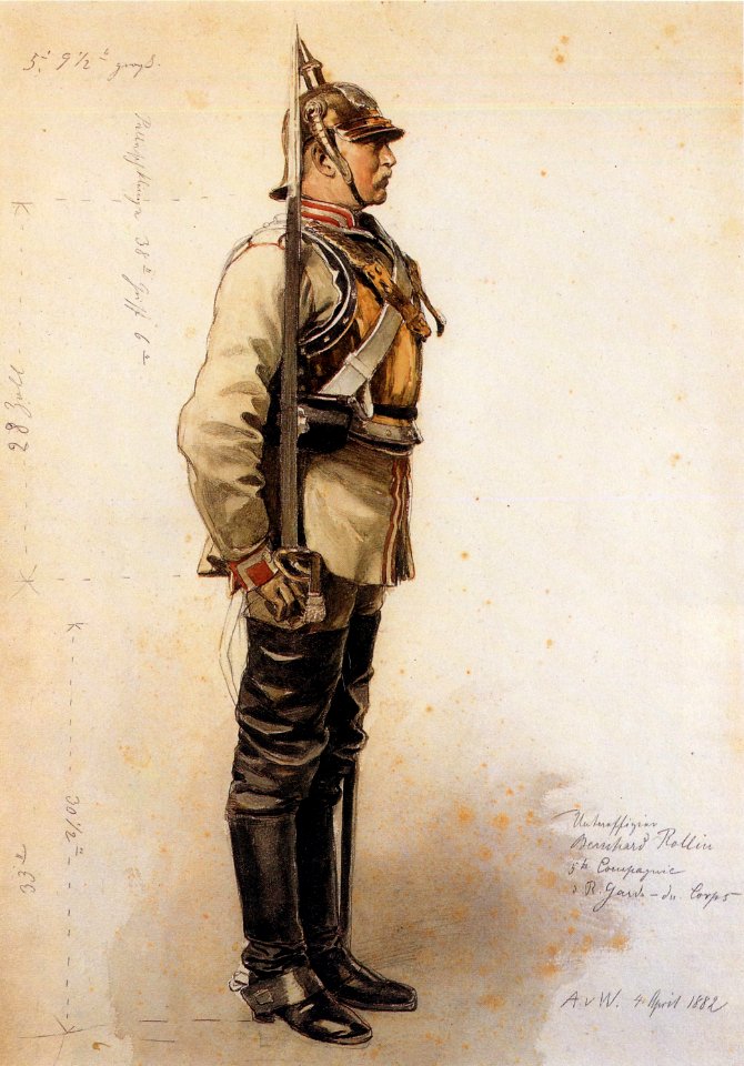 Anton von Werner - Garde-du-Corps-Kürassier