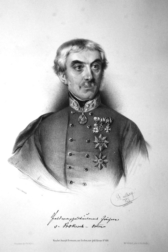 Anton von Prokesch-Osten Litho