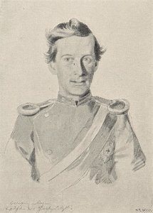 Anton von Werner - Prinz Otto von Bayern, 1871. Free illustration for personal and commercial use.