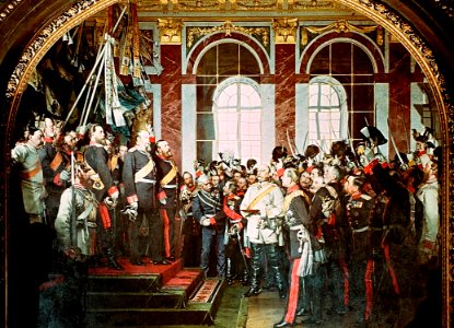Anton von Werner-Kaiserproklamation, zweite Fassung 1882-1