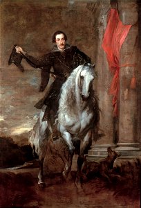 Anton Van Dyck - Anton Giulio Brignole-Sale on horseback - Google Art Project
