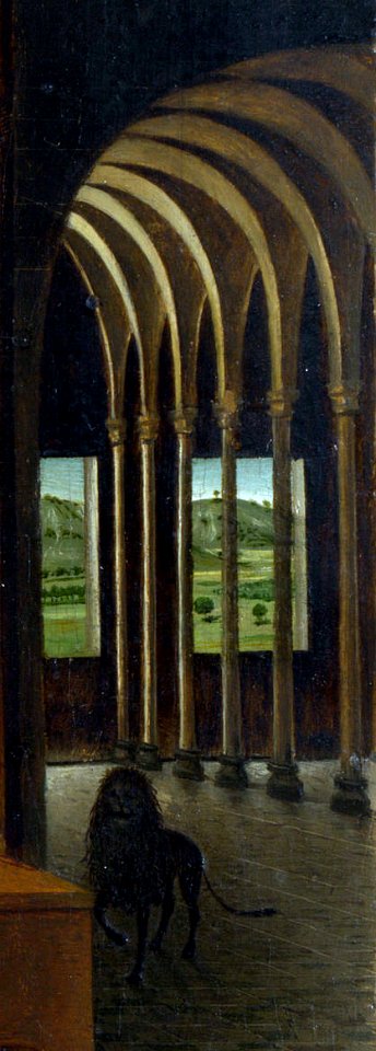 Antonello da Messina - Loewe des Hieronymus