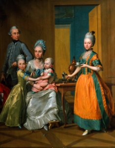 Anton Wilhelm Tischbein - Porträt Familie Borris