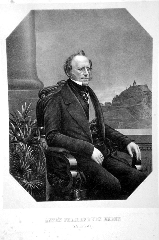 Anton von Erben Litho