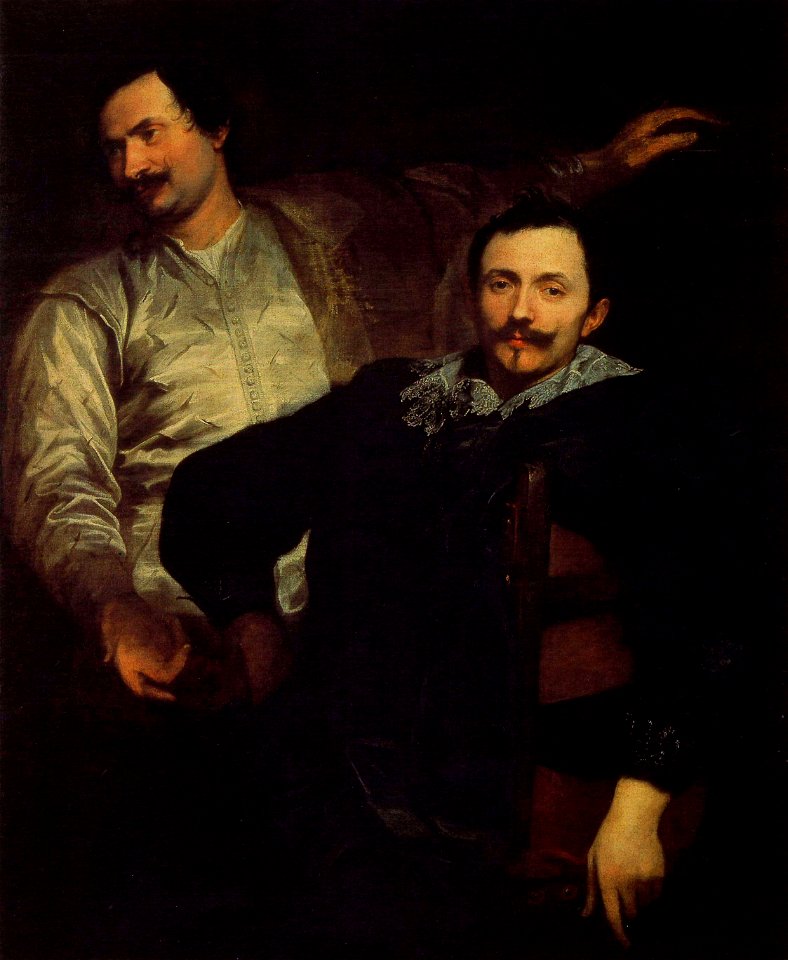 Anton van dyck-retrato doble de los hermanos lucas y cornelis wael