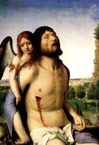 Antonello da Messina - The Dead Christ Supported by an Angel - WGA0749