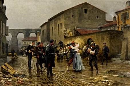 Anton von Werner - Kriegsgefangen Jouy-aux-Arches - BG-M 0162^77 - Berlinische Galerie