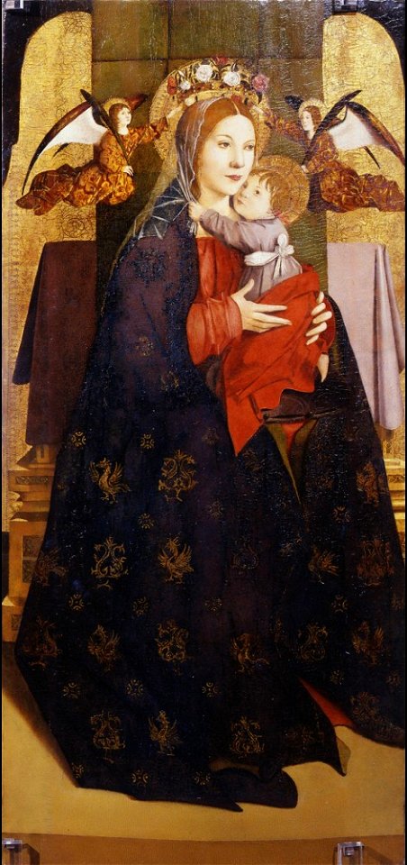 Antonello da messina, madonna uffizi