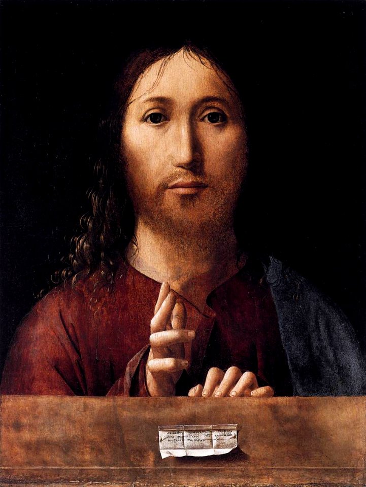 Antonello da Messina - Salvator Mundi - WGA0757