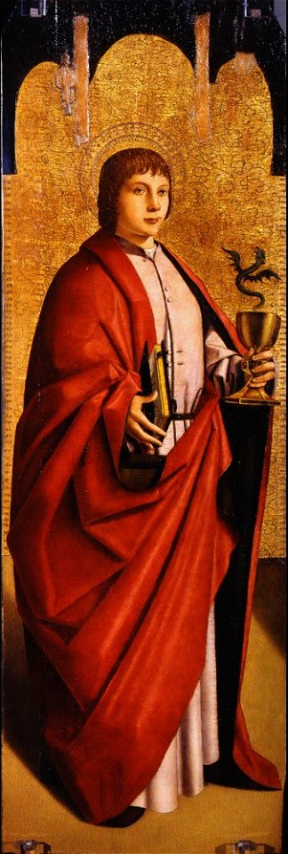 Antonello da messina, san giovanni uffizi