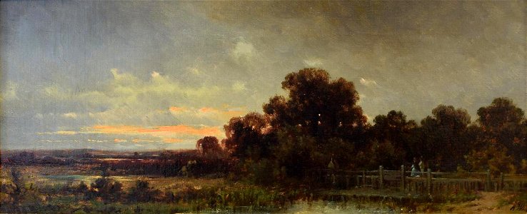 Anton Windmaier - Sunset Near Munich - 1921.238.1 - Reading Public Museum