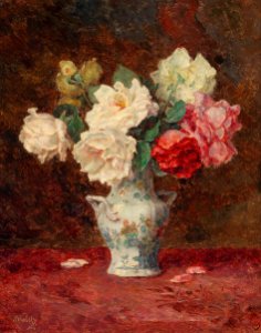 Anton Wrabetz Rosen in einer Vase