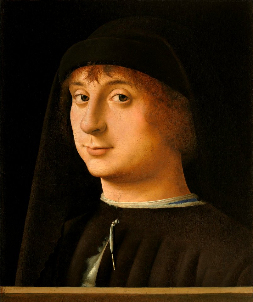 Antonello da Messina - Portrait of a Young Gentleman, 1474, Cat. 159