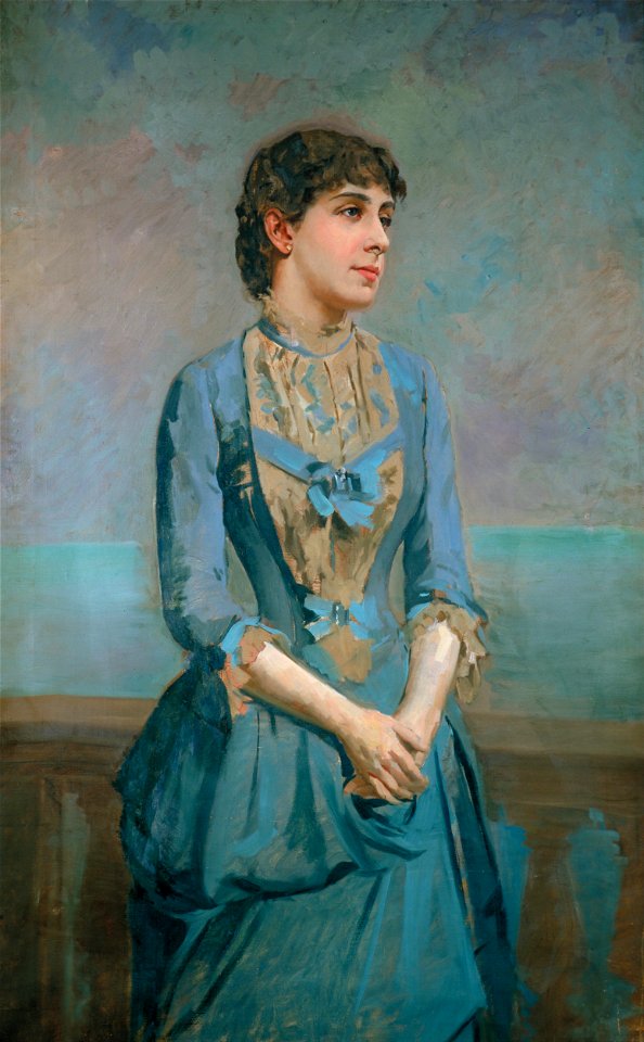 Antoni Caba - Portrait of Lluïsa Dulce i Tresserra, Marquise of Castellflorite - Google Art Project