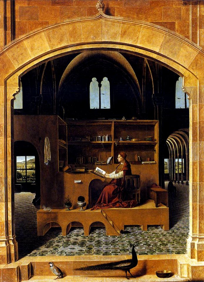 Antonello da Messina - St Jerome in his Study - WGA0759