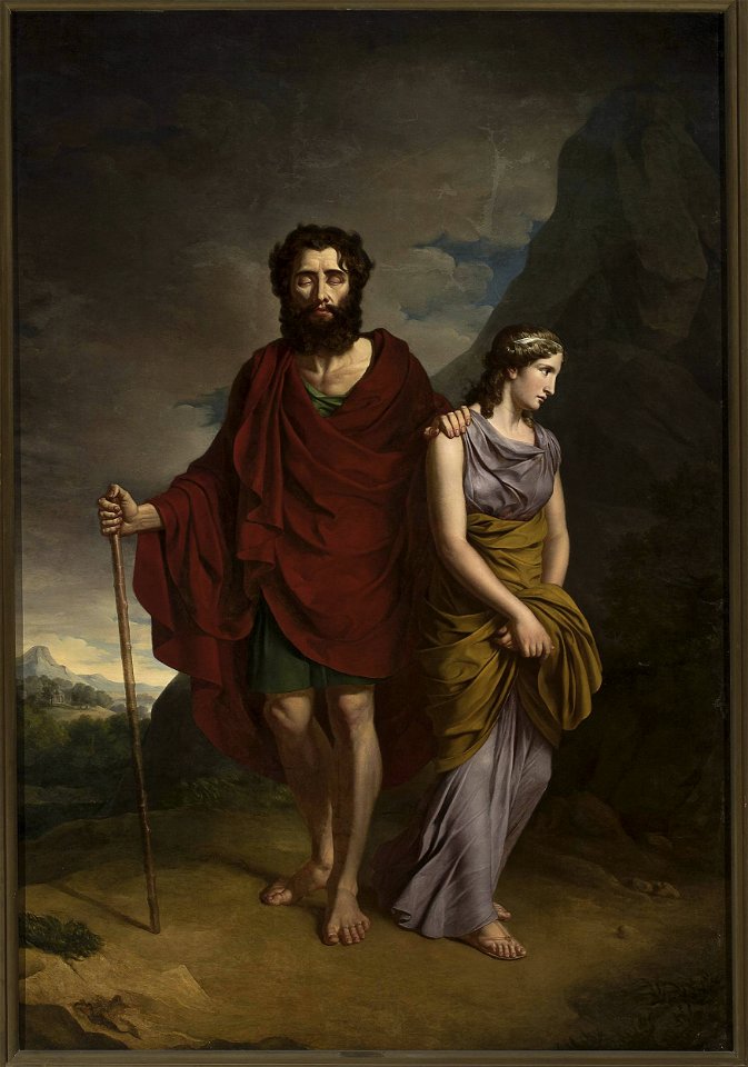 Antoni Brodowski - Oedipus and Antigone - MP 311 - National Museum in Warsaw