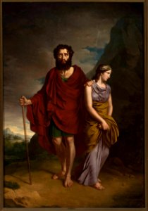 Antoni Brodowski - Oedipus and Antigone - MP 311 - National Museum in Warsaw