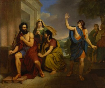 Antoni Brodowski - Saul’s anger at David - MP 310 MNW - National Museum in Warsaw