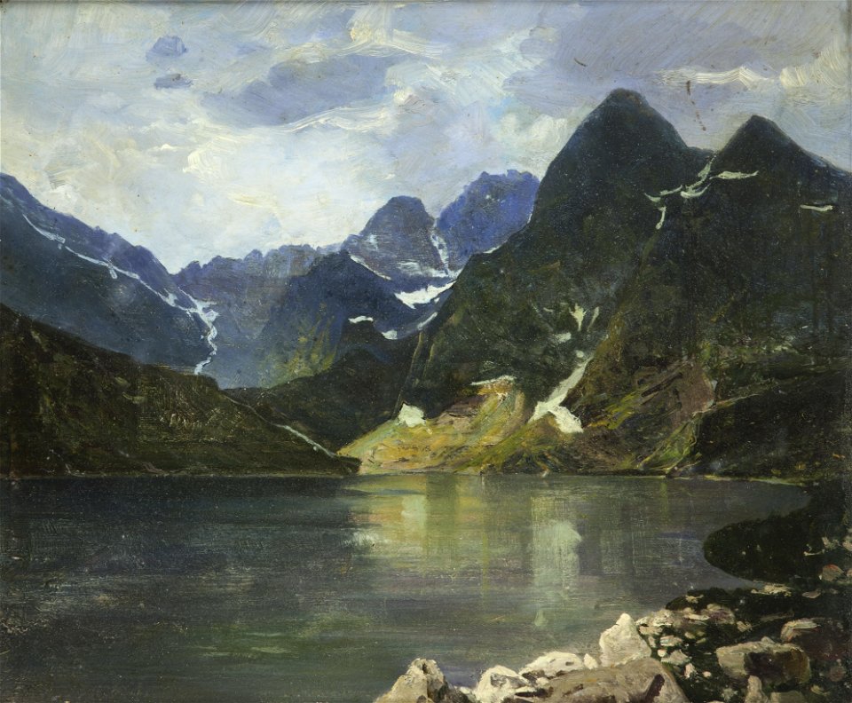 Antoni Gramatyka - The Morskie Oko Lake - MNK II-a-1335 - National Museum Kraków