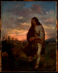 Antoni Kozakiewicz - Highlander at a grave - MP 2565 MNW - National Museum in Warsaw