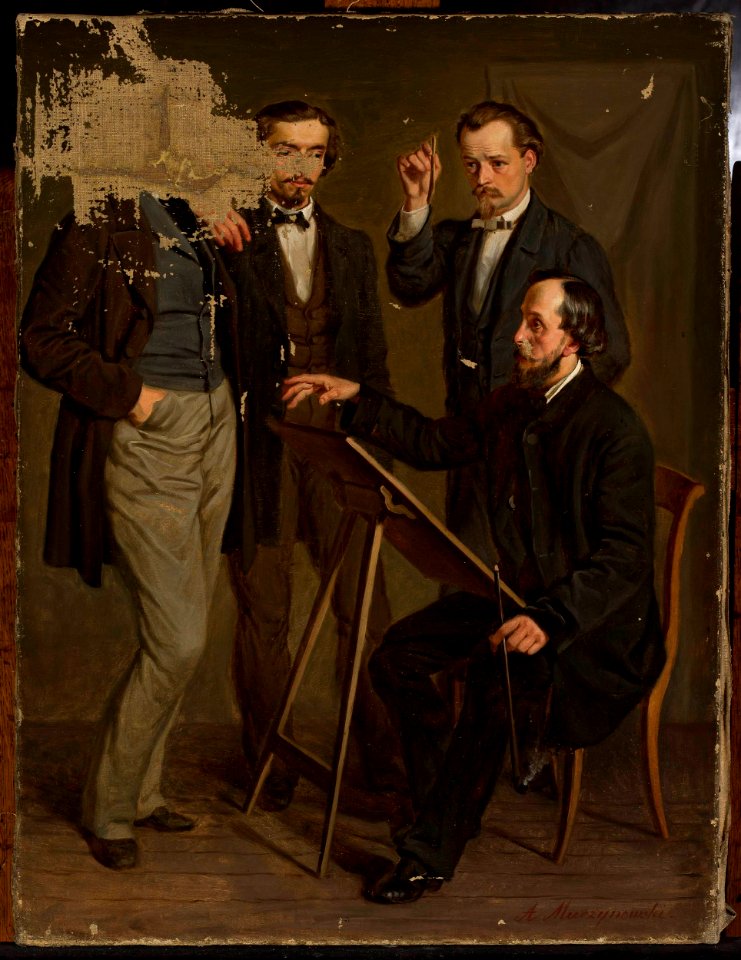 Antoni Murzynowski - In the studio of Wojciech Gerson - MP 2226 MNW - National Museum in Warsaw