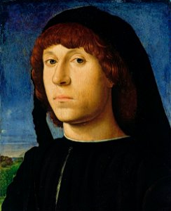 Antonello da Messina - Portrait of a Young Man - Google Art Project. Free illustration for personal and commercial use.