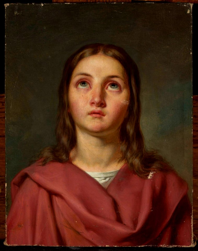 Antoni Murzynowski - Bust of a young woman – Virgin Mary - MP 2366 MNW - National Museum in Warsaw