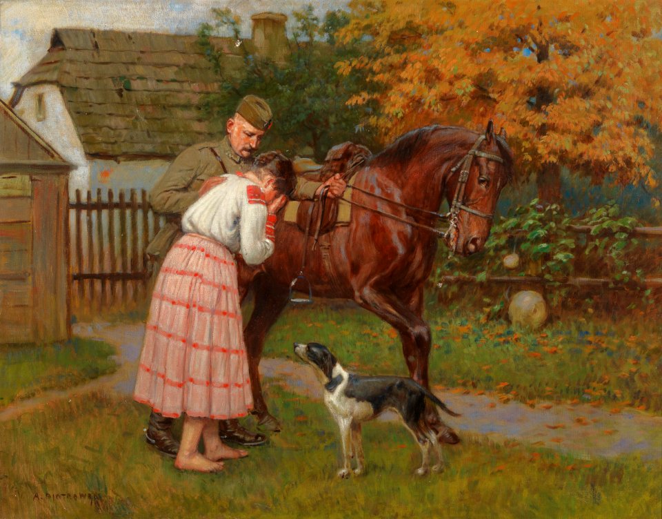 Antoni Piotrowski Die Abreise