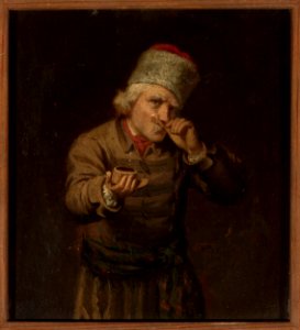 Antoni Piotrowski - Peasant taking a pinch of snuff - MP 2232 MNW - National Museum in Warsaw